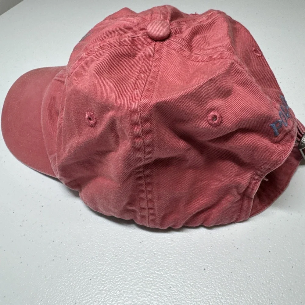 Polo Ralph Lauren Pink Salmon Colored Unisex baseball hat pony